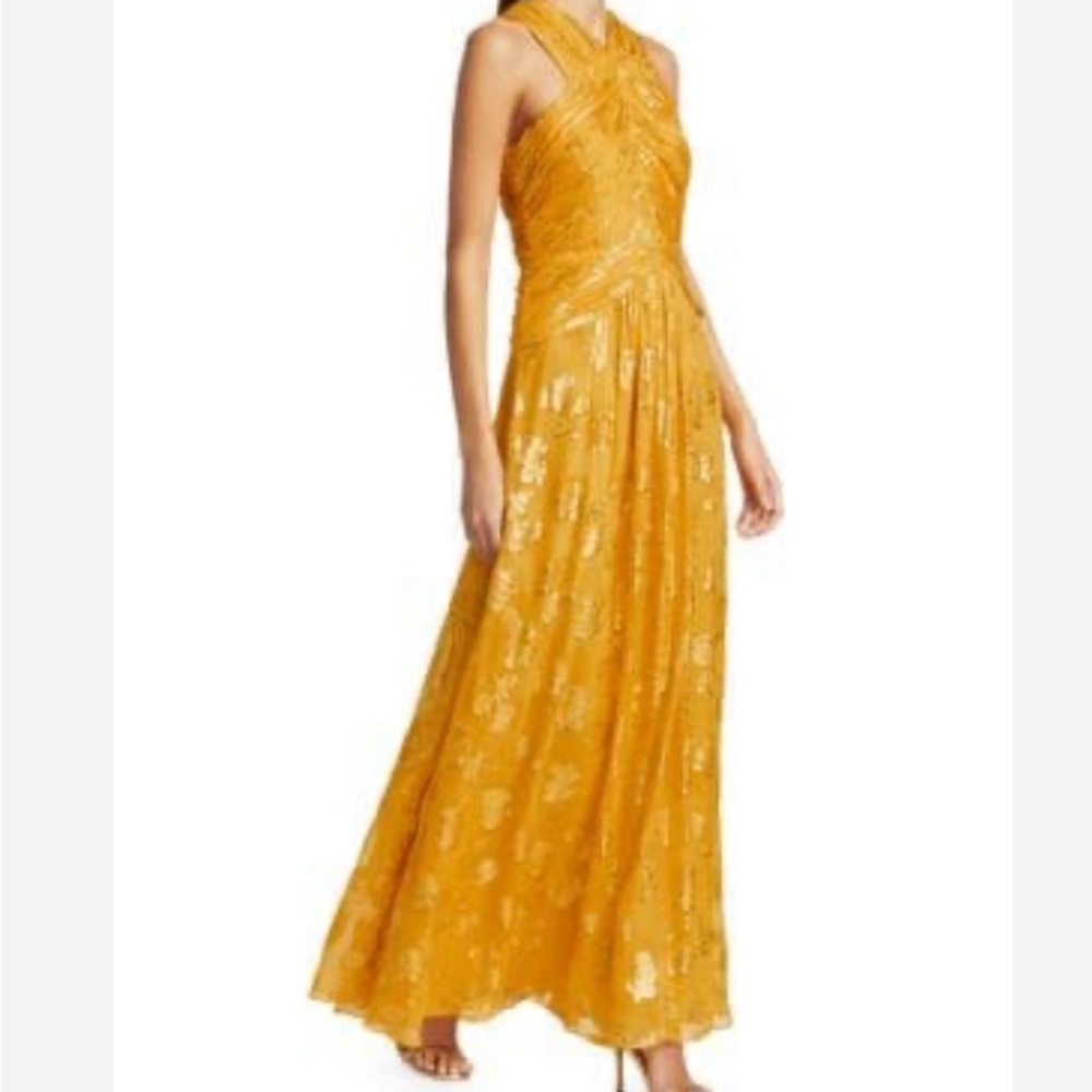 RAMY BROOK  SIZE SMALL METALLIC GOLD/YELLOW